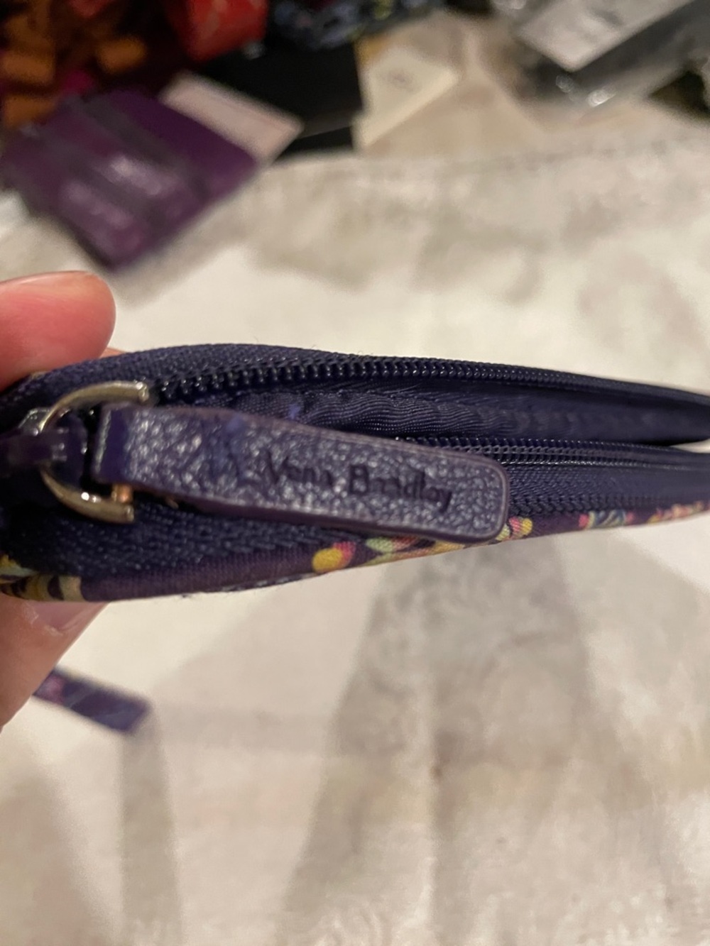 Vera Bradley Floral Wristlet Wallet - Purple - Picture 2 of 16